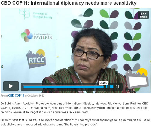 CBD COP11: International diplomacy needs mor sensitivity